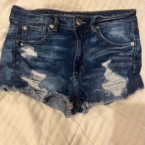 Distressed Denim Women Shorts